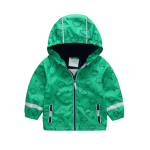 umkaumka Boys' Jacket Waterproof Windbreakers Raincoat Kids Lightweight Cycling Outdoor Hooded Coats