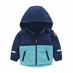 Boys and Girls Rain Jacket Outdoor Light Waterproof Jackets Raincoat Hooded Light Windbreaker for Camping Hiking